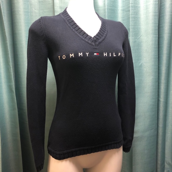 Tommy Hilfiger Sweaters - Tommy Hilfiger | Vintage spell/out sweater | XS